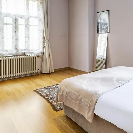 Flat With Balcony And Bosphorus View In Beyoglu Апартаменты Стамбул
